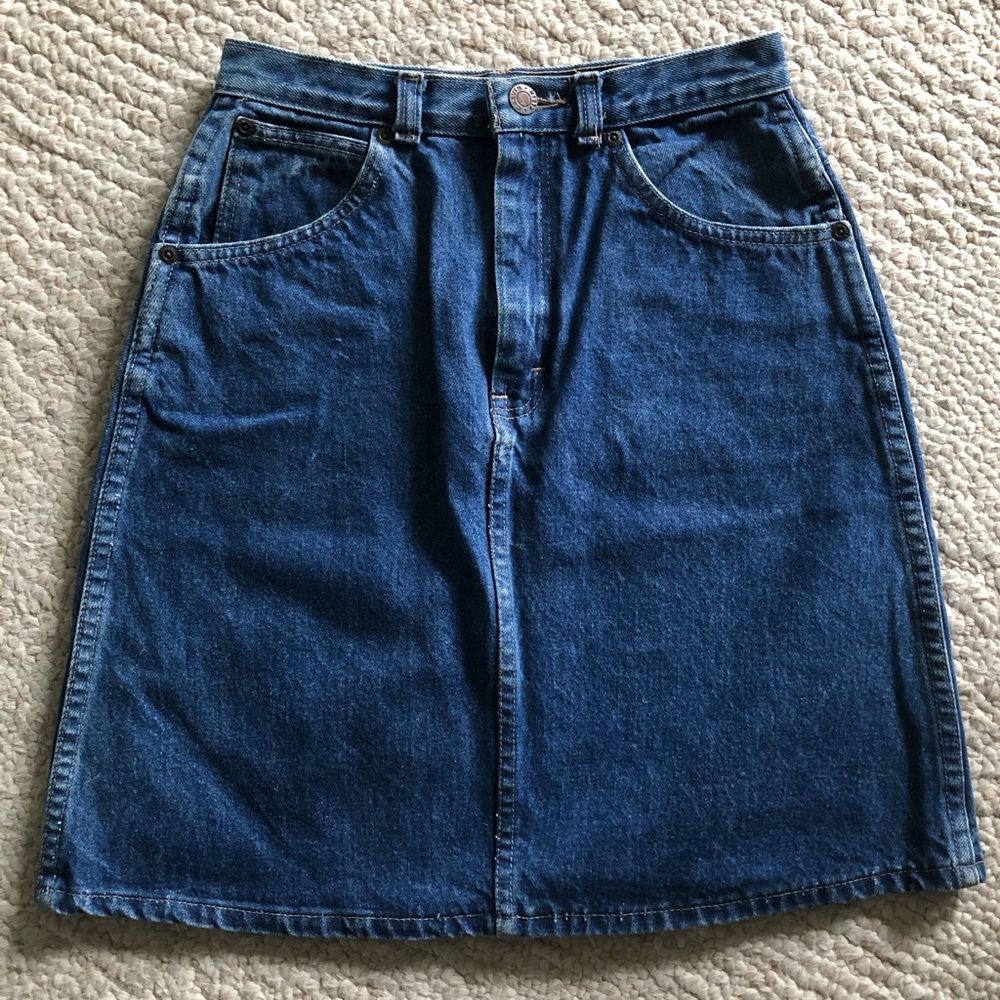 Vintage Calvin Klein Denim Skirt